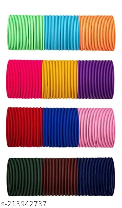 Meesho Online Shopping-Lowest Prices,Great Quality Designer velvet Bangles In 12 different colours( pack of 144 Bangles)