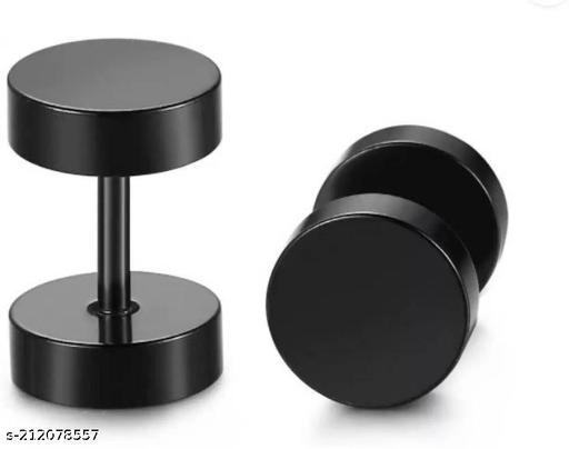 Mens Earring & Women Earring Fashion Multi jewellery Valentine Surgical Plug Hoop Ear piercing Pierced Round pressing Dumbell Studs stainless Steel