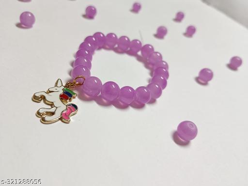 Unicorn Charm Beaded Bracelet