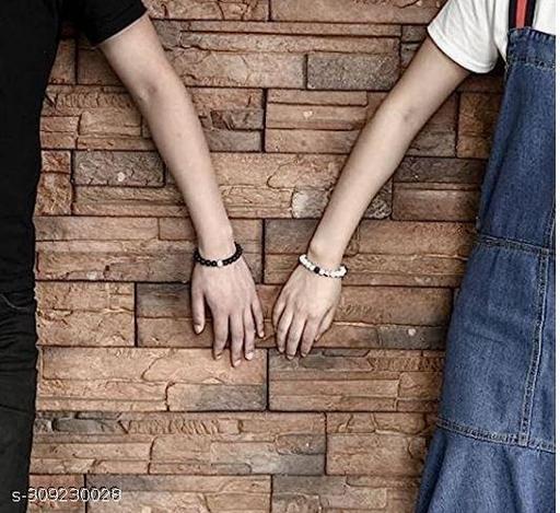 STSS White and Black Moti Plain