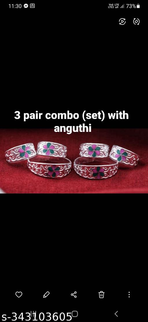 Anguthi with toe ring
