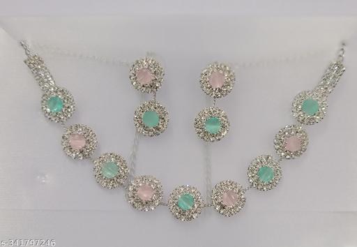 Stone-Studed-Neclace-With-Earrings