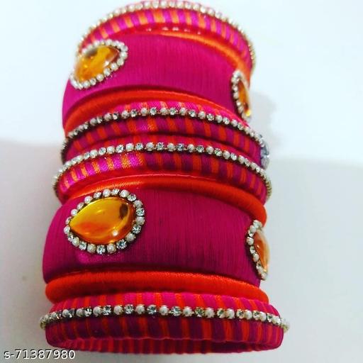 Silkthread Handmade Bangles set