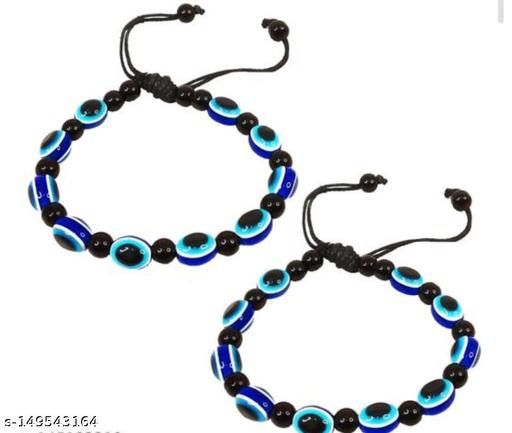 Soul Artificial Evil Eye Natural Gemstones Crystal Beads Nazaria Bracelets.