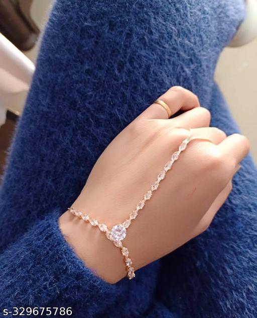 Money Enterprise.Diamond Gold Plated New Look Bracelet