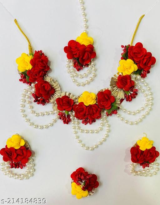 Casual-Unique-Women-Flower-Jewellery-Set