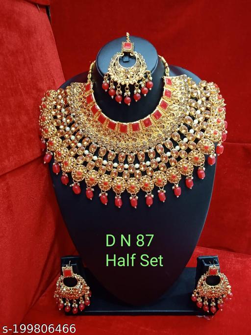 Diya-Jewellery-Half-Bridal-Alloy-Necklace-Jewellery-Set-for-Womens