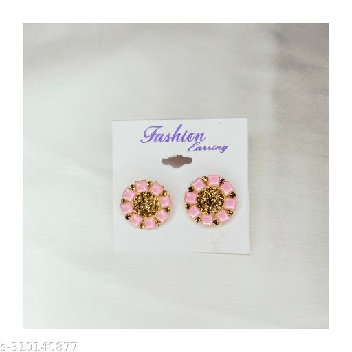 Glittering Earrings Studs