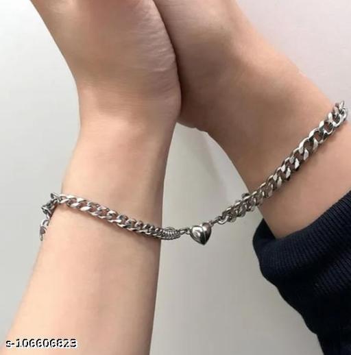 Stainless Steel Couple Bracelet Magnet