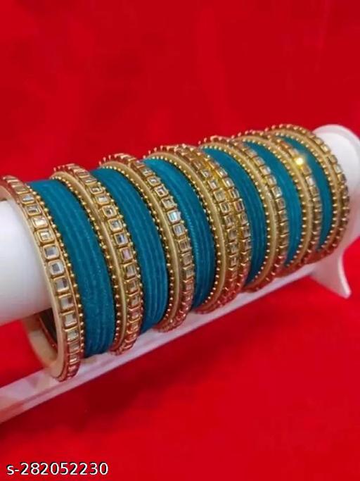 PRADHUMAN New Stylish and Designer Glossy Finished Bangle Set For Women and Girls
