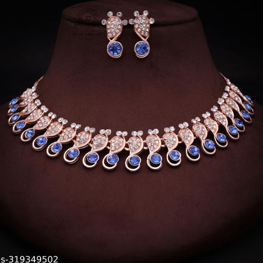 DR-FASHION-jewellery-set-consists-of-a-necklace-and-a-pair-of-earrings