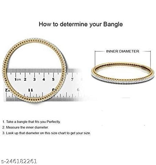 Silver Plated White Stone Kada