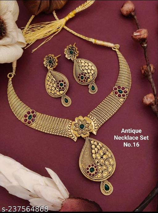 Fancy-rajawadi-antique-neckless-set