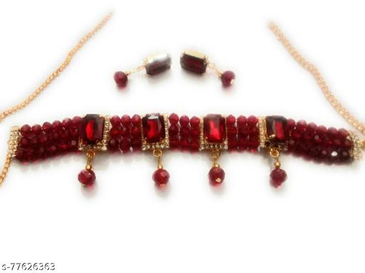 party-wear-choker-red-choke-for-girls-&-women