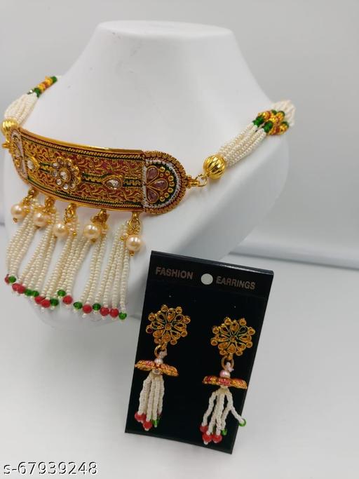 Twinkling-Chunky-Gold-Plated-Stones-Jewellery-Sets