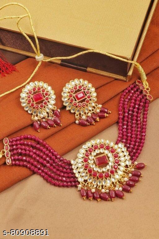 new-layer-jewellery-set-maroon