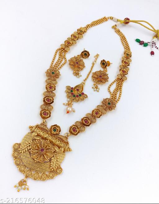 Premium-Quality-women-gold-necklace-Jewellery-Set