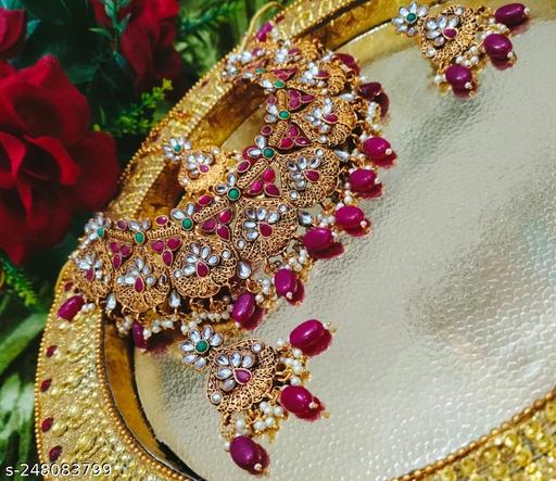 Brass,-Zinc,-alloy,-Gold-Plated-Jewel-Set