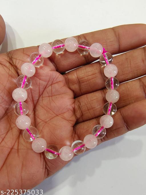 Rose and crystal rose and combination bracelets