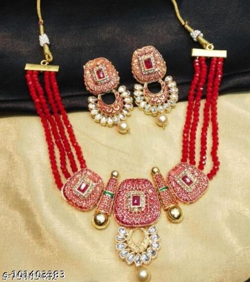 Stone-with-crystal-work-jewellery-set-with-earing
