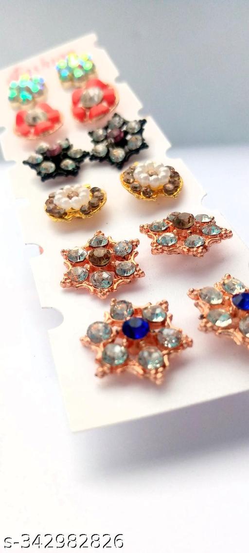 Women & Girls Smart Casual Earsring Stones