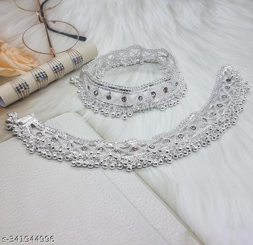 Graceful North Design Traditional Heavy Look Anklet Payal For Women & Girls