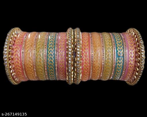 Wedding Chuda, Bridal Chuda, Lamintaed Bangles