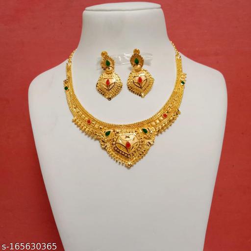 Elite-Bejeweled-Women-Gold-Plated-Stones-Jewellery-Set