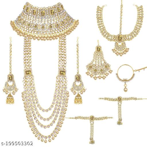 ZIZERY-LCT-Ethnic-Indian-Traditional-Gold-Plated-Kundan-Dulhan-Bridal-Jewellery-Set-with-Choker-Earrings-Maang-Tikka-Hathphool-for-Women