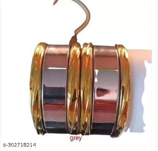 BALAJI Borosil Bangle Set New Latest Design For Women and Girls ( pack of 6 bangles )