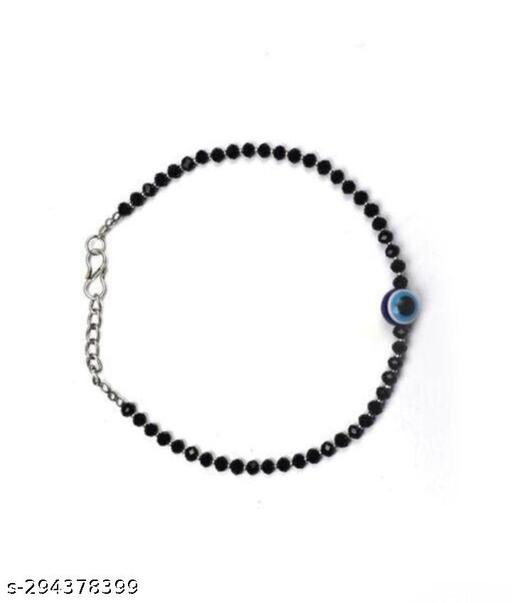 Black evils eye ankle