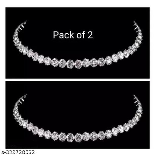 Shimmering-Graceful-Silver-Choker-set-For-girls-&-womens-(Pack-of-2-set)