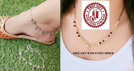 FANCY SILVER PLATED PAYAL