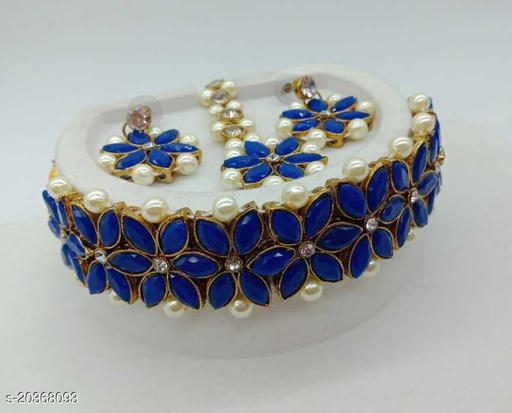 Designer-Kundan-Short-Necklace-Set