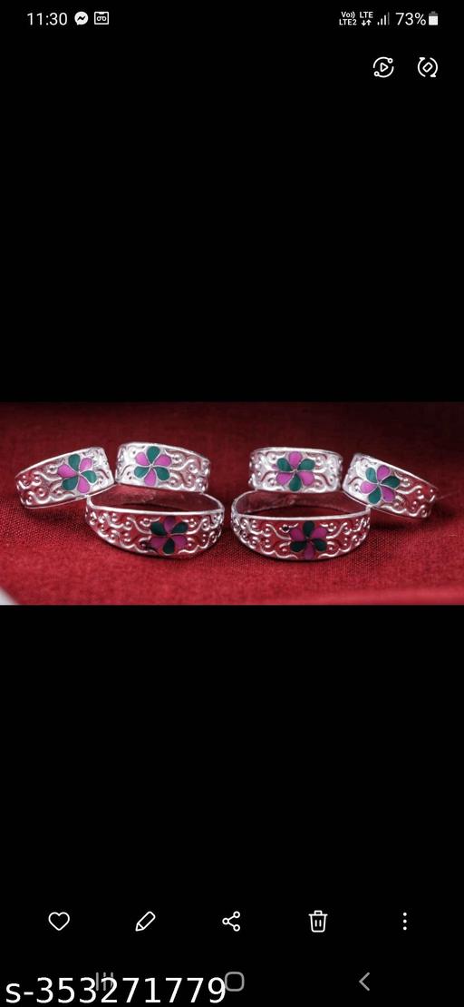MEENAKARI TOE RING, NEW COLLECTION