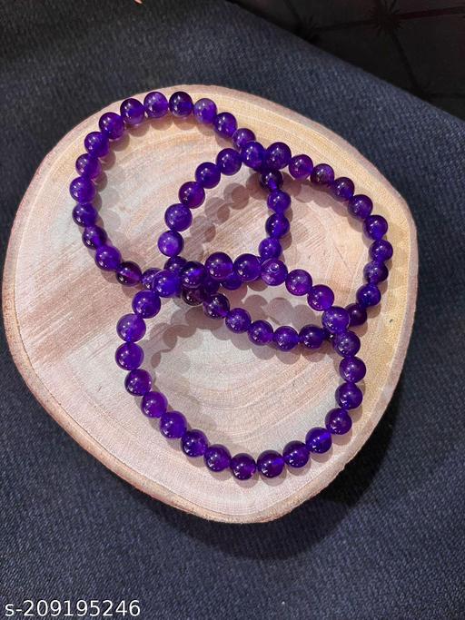 8mm Amethyst AAA Natural Agate Stone Bracelet