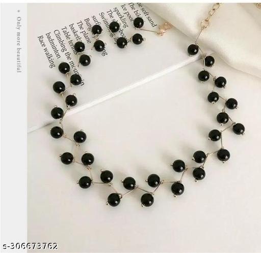 Mevada-Jewellery-Combo-Of-3-With-1-Pair-Of-Earring-Rose-Gold-Plated-Necklace-For-Women-And-Girl