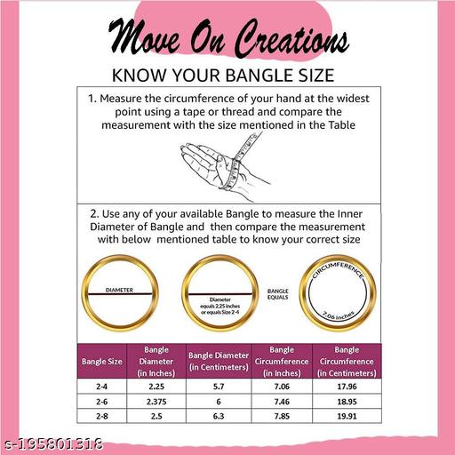 Move On Creation Multicolor Plain Metal Velvet Bangles for Women & Girls, Bracelets & Bangles, and 3pcs Per Colour Jewellery Latest Ethnic With Gold Plated Bangles (Set of 36pcs – Multicolour).
