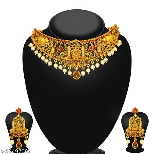 Laxmi-Choker-Gold-Antique-jewellery-set