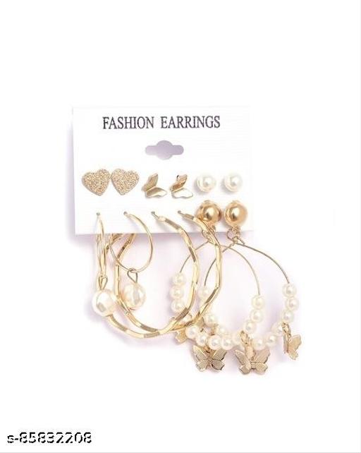 Set of 6 Earrings for women & girls
