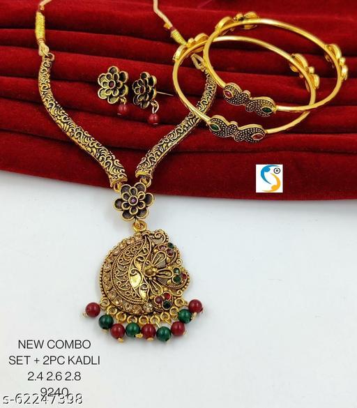Necklace-with-Earrings-and-Bangles-Combo