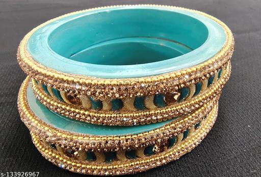 Sadhna's Collection Set of 2 Lak Bangles