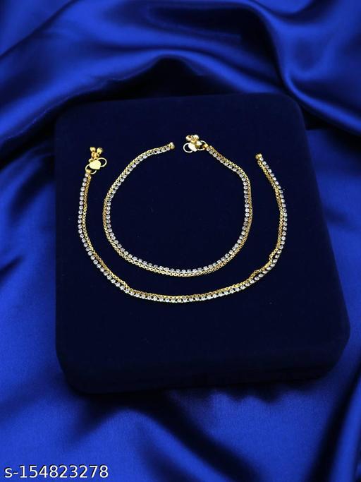 Trendy Latest Designs Anklet Combo For Women's & Girls