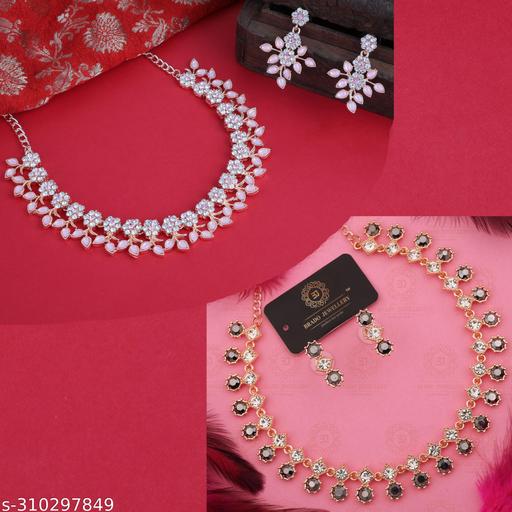 M-J-ENTERPRISE-Rose-Gold-Plated-Traditional-Fashion-Jewellery-Set-for-Women-&-Girls.