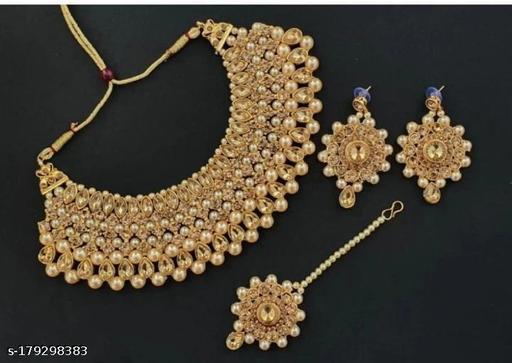 Kundan-chokar-necklace-jewellery-set-for-women/girls