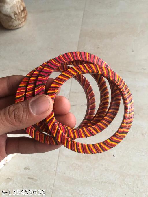 Laheria chudi, laheria bangle set,Latest design laheria bangles, Lac bangles