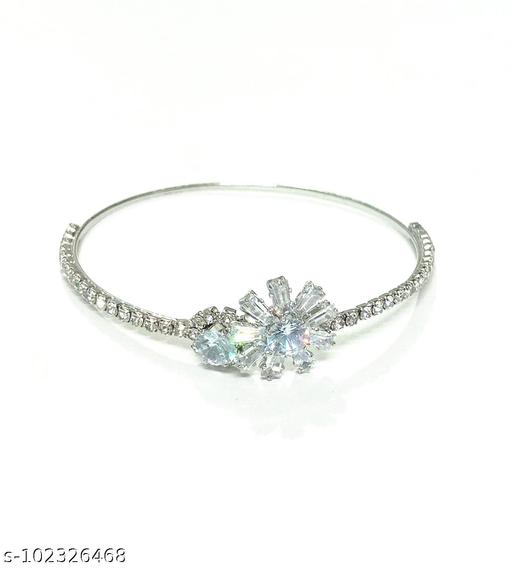 Silver ring bracelet