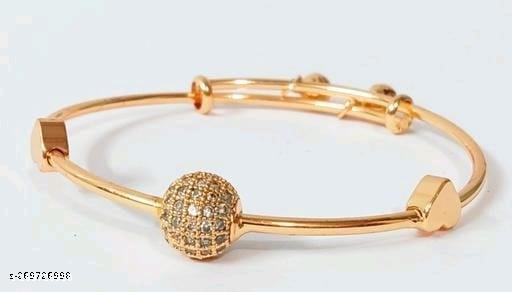 Adjustable Diamond Kadli style Bangle
