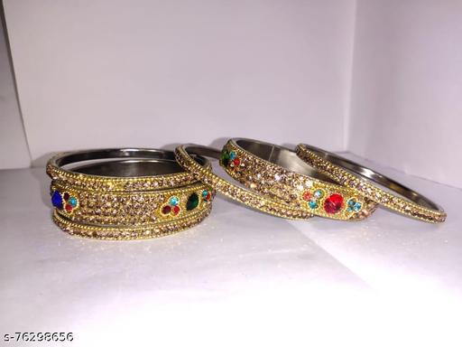 Artificial Stones Kangan/Chude For Wmens & Girls Bracelet & Bangles