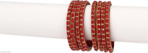 Somil New Designer Combo Of Colorful Glass Bangle/Kada Set_Bridal1247